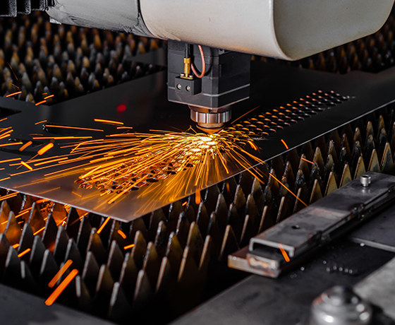 Stainless steel mesh laser cutting