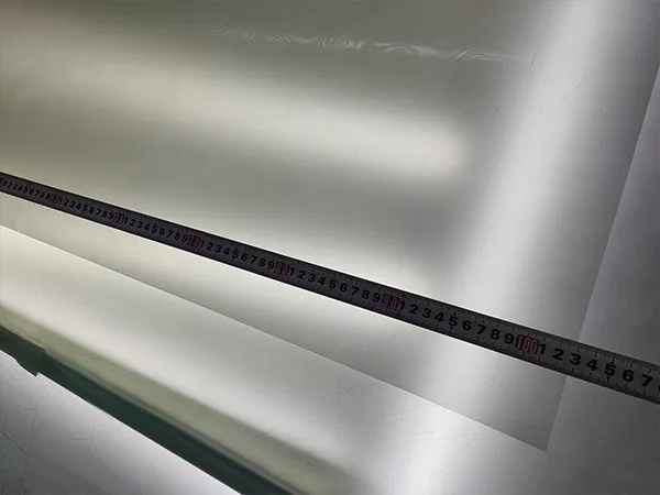 Uniform mesh openings of tensile bolting cloth